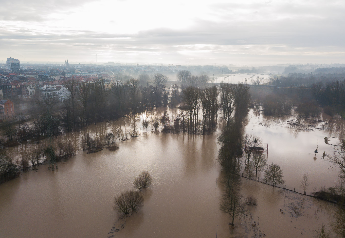 Hochwasser in Fürth