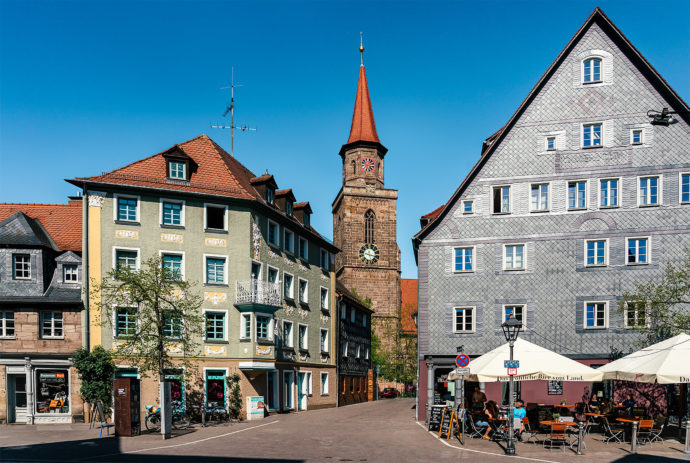 Gustavstraße Fürth und St.Michael