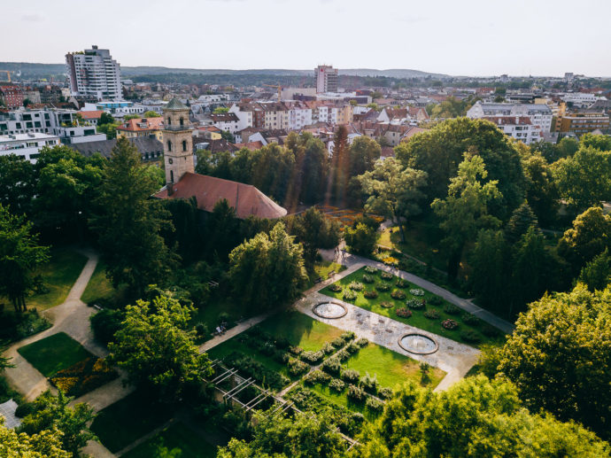 Rosengarten Fürth im Stadtpark