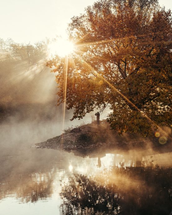 Fürther Flussdreieck Nebel